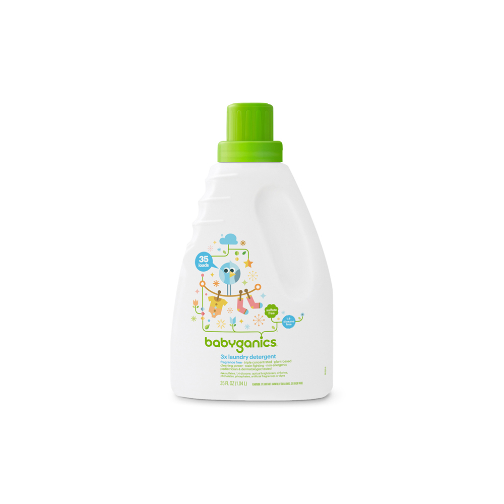 3x laundry detergent, fragrance free